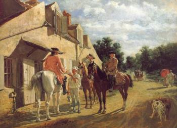 Jean-Louis Ernest Meissonier : At the Relay Station